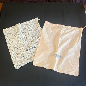 Pair of Zadig & Voltaire dust bags